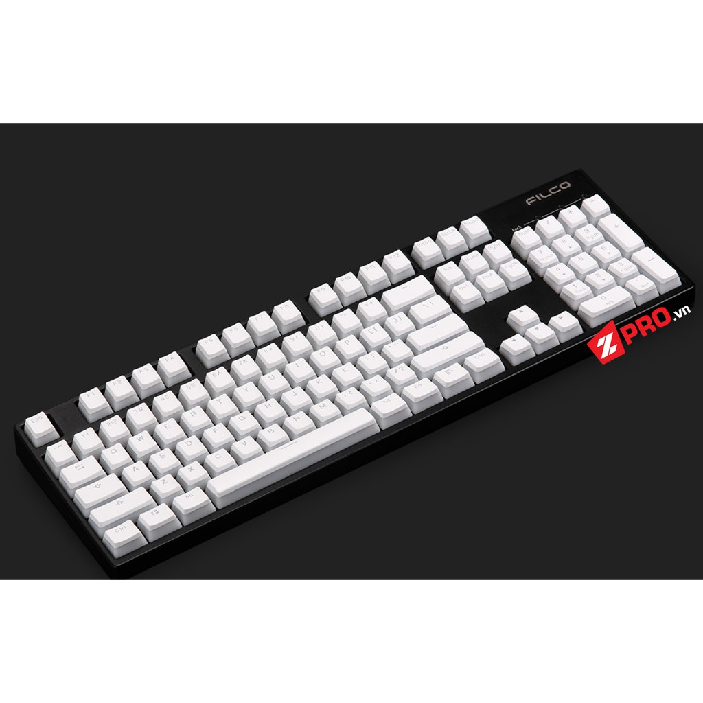 [Mã 151ELSALE hoàn 7% xu đơn 300k] Bộ Keycap PBT Pudding Trắng 110 phím