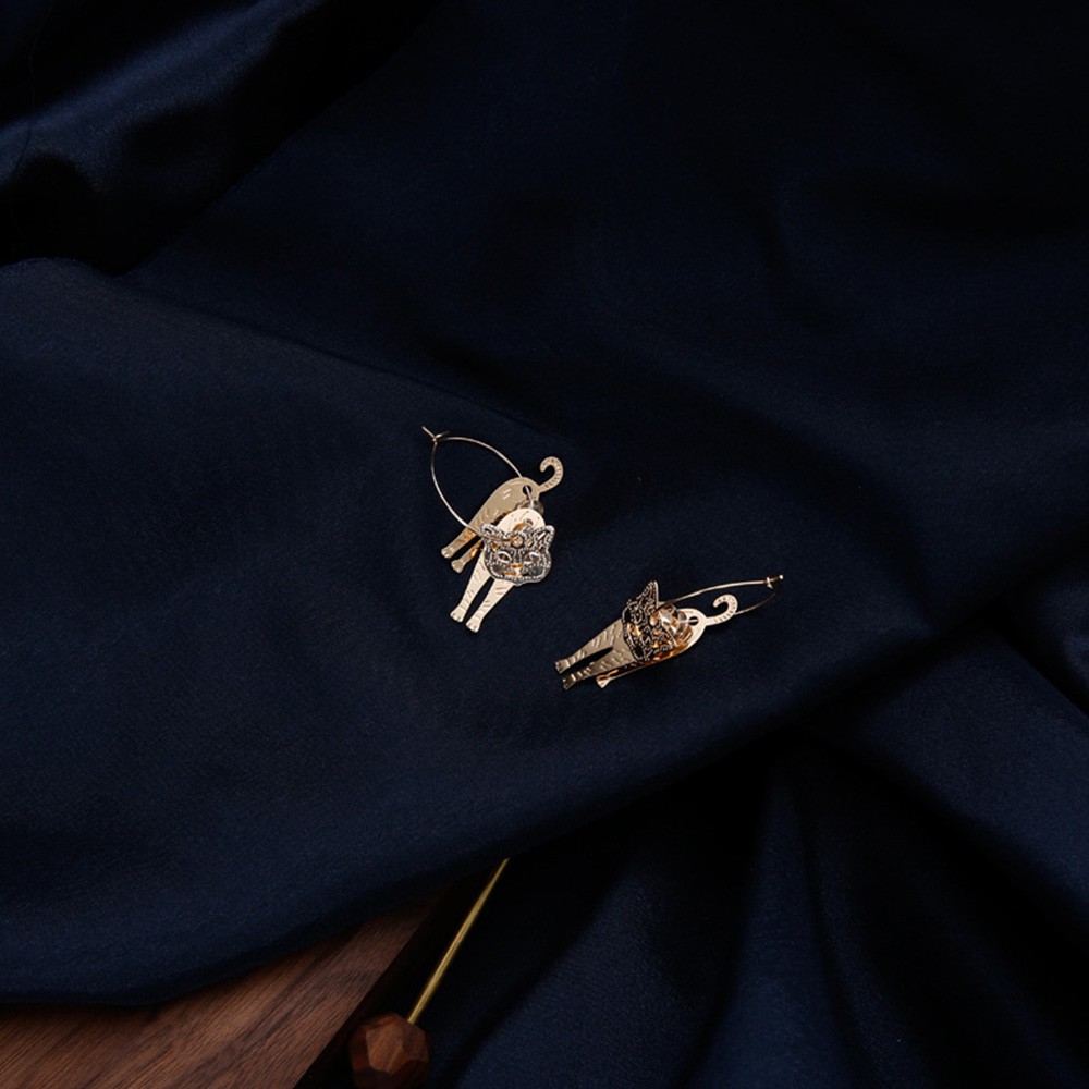 Khuyên Tai Chuỗi Hình Thú Phong Cách Boho