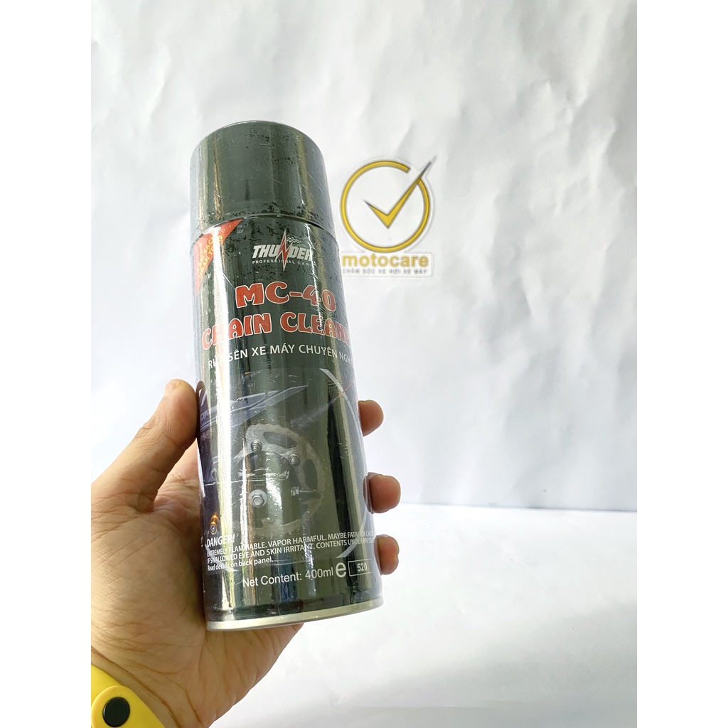 Rửa sên vệ sinh sên thunder MC40 400ml