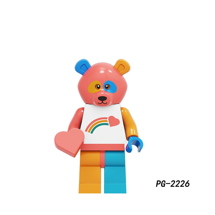 Đồ chơi mô hình lắp ghép hoạt hình mini mới cho trẻ em PG2224-2234