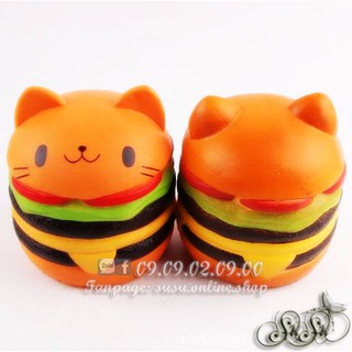 Squishy bánh hamburger
