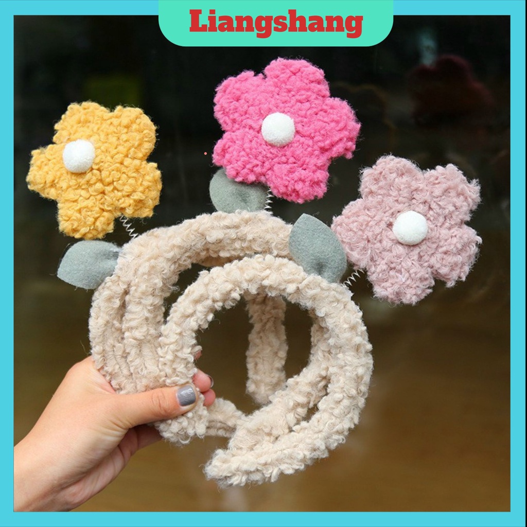 Bờm đính bônng hoa - Băng đô vải nhung hình ba chiều màu kẹo phong cách Hàn Quốc đơn giản thời trang cho nữ (sỉ hot)
