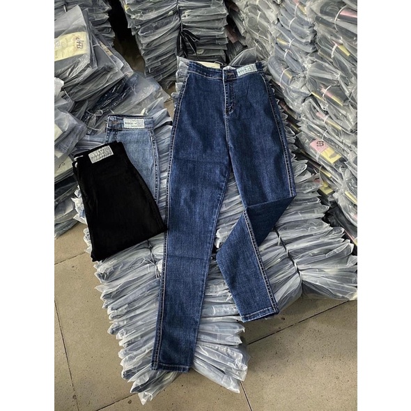 Quần jean skinny cạp cao