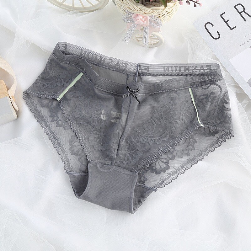 Quần lót nữ ren cao cấp mềm mại cạp chữ chìm kháng khuẩn sexy gợi cảm 2248