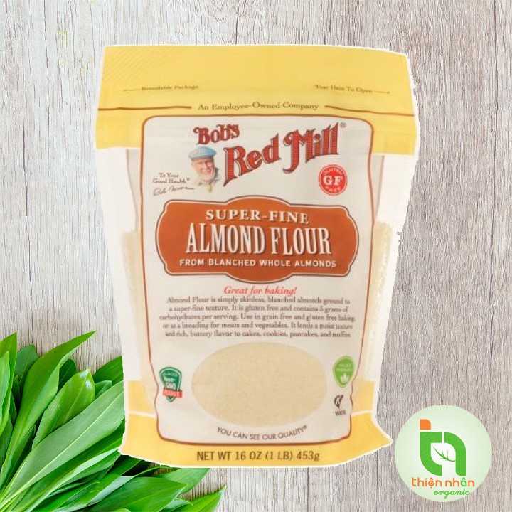 HSD 09.01.2024 - Bột hạnh nhân đã lột vỏ Bob's Red Mill 453gr Almond Flour
