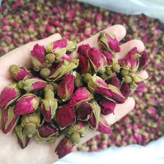 Gói 100gr trà nụ hoa hoa hồng sấy khô đà lạt - hàng chất lượng