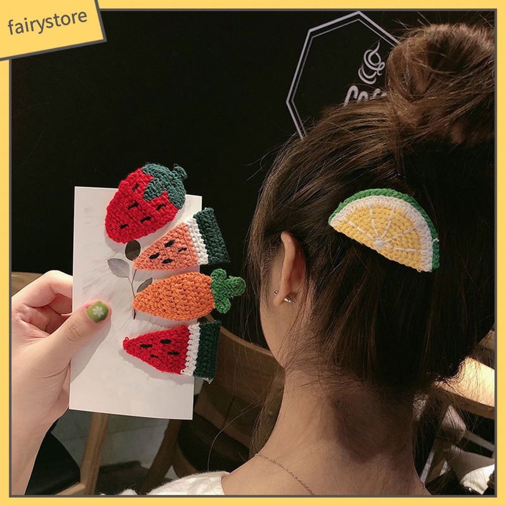 Kẹp Tóc Hình Trái Cây Dễ Thương Cho Nữ