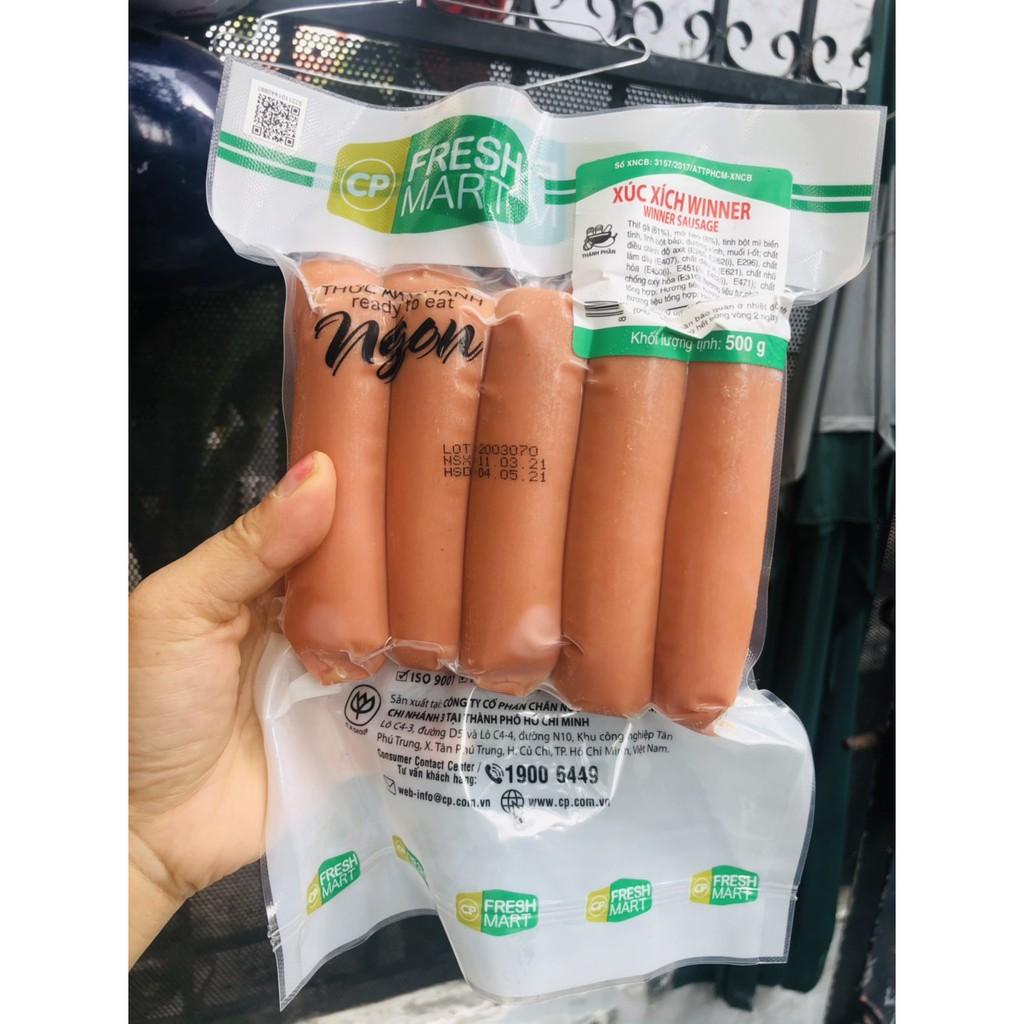 Combo 10 cây xúc xích Đức Cp loại ngon