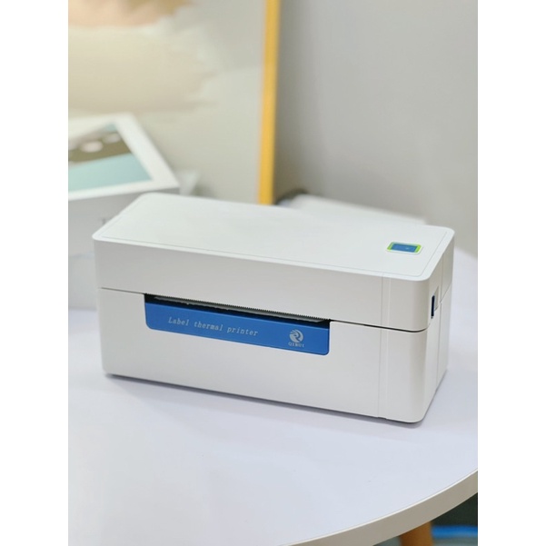 Máy in nhiệt QIRUI chính hãng QR-488 khổ A6 In Đơn Hàng Shopee, Tem, Mã Vạch, Dùng Giấy In Nhiệt Tự Dính
