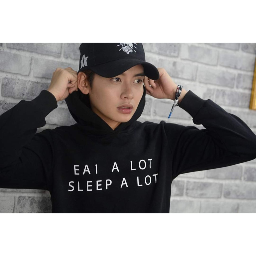 Áo HOODIE EAT A LOT SLEEP A LOT UNISEX
