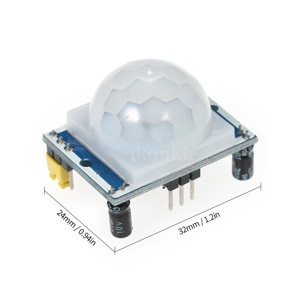 Cảm biến hồng ngoại HC-SR501 PIR cho Arduino/raspberry pi tiện dụng