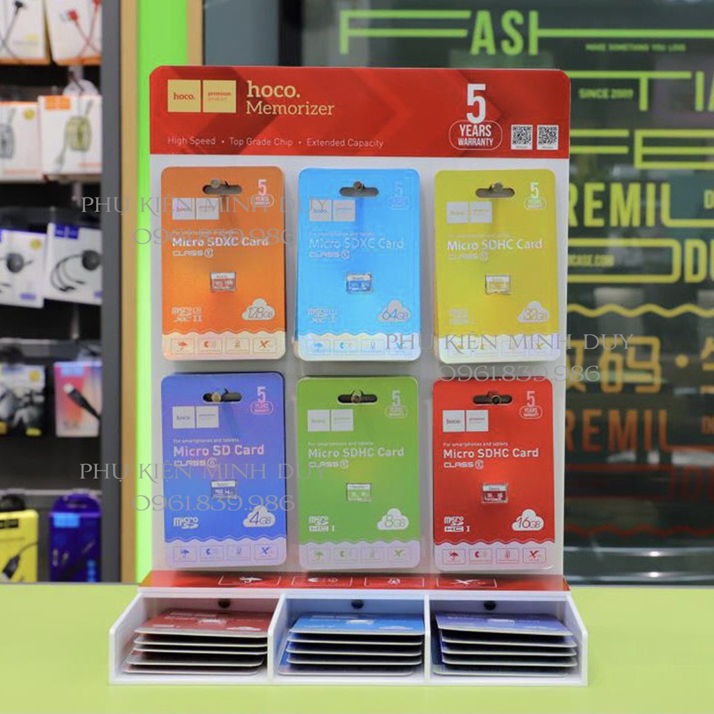 Thẻ nhớ Hoco tốc độ cao Class 10 dung lượng 4/8/16/32/64/128Gb (Bảo hành chính hãng 5 năm) | BigBuy360 - bigbuy360.vn