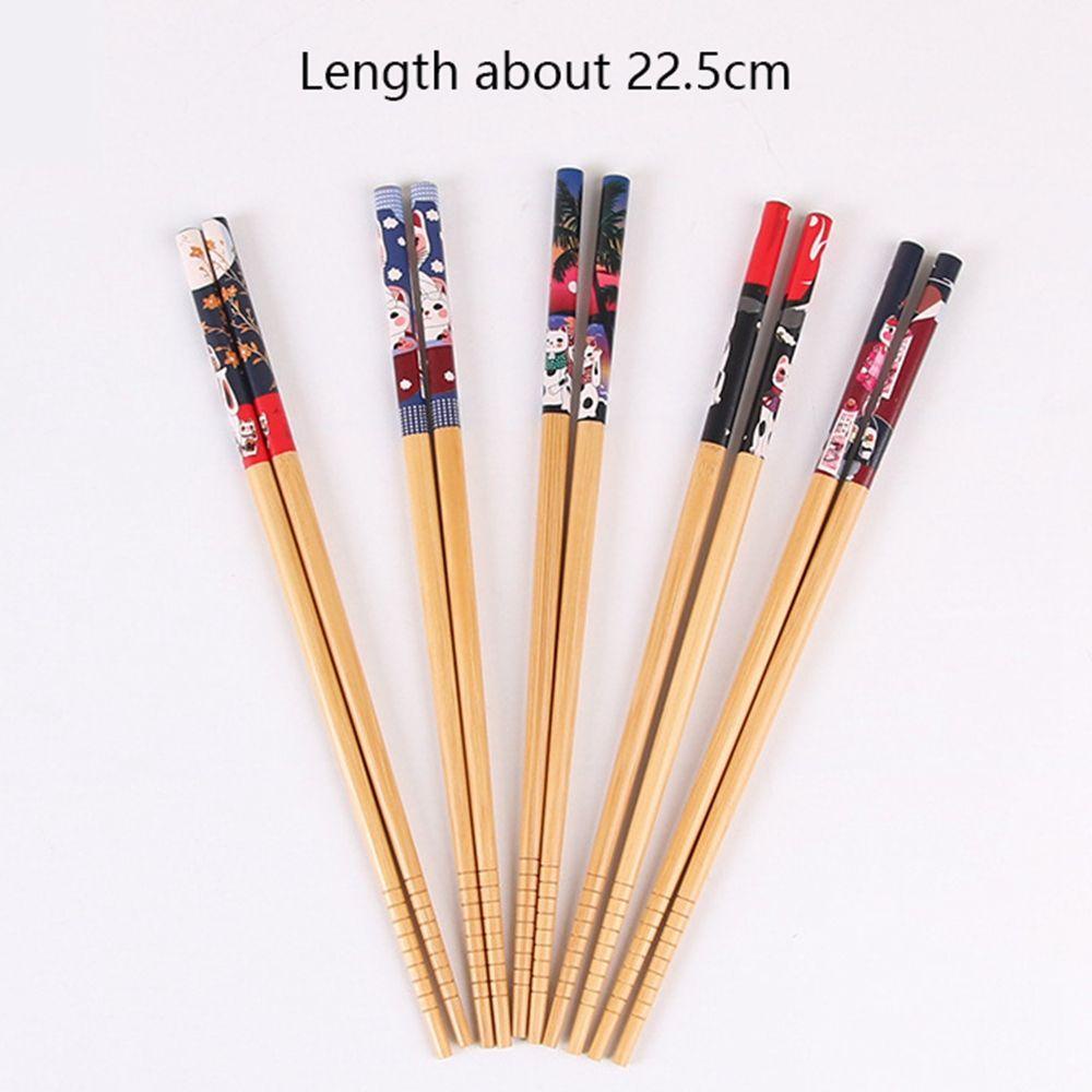 YIYU Đôi Đũa Tre Chống Trượt Phong Cách Trung Hoa