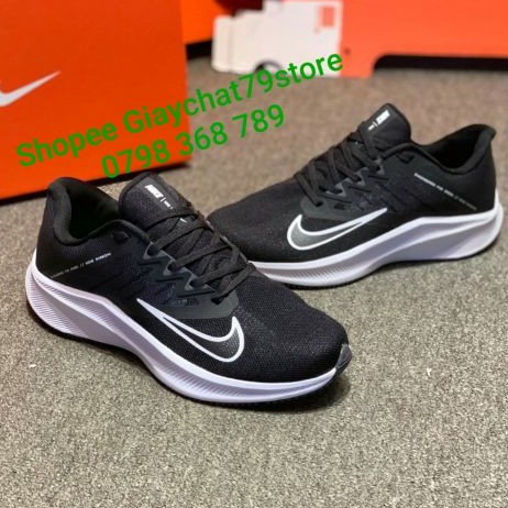 Giày Nike Running Quest 3 2020 Black/White Men's [Chính Hãng - FullBox] Giaychat79store