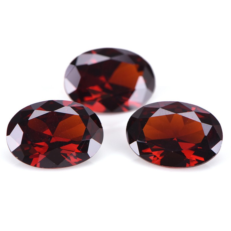 Đá zircon hình bầu dục kích thước 10mmx14mm dùng làm đồ trang sức