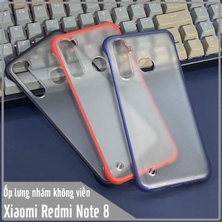 Ốp lưng cho Xiaomi Redmi Note 8 nhám hở viền, nhựa TPU dẻo