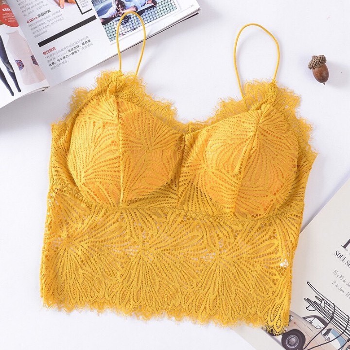 Áo bra lửng họa tiết lá cực đẹp cho bạn gái N251