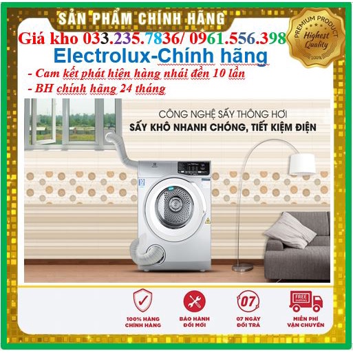Máy sấy thông hơi Electrolux 8 Kg EDS805KQSA