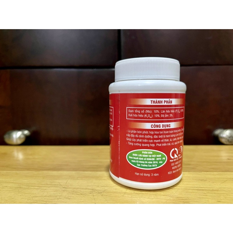 Phân Bón Siêu Lân 10-60-10 - Siêu tạo nụ - Kích ra hoa cây cảnh cây ăn trái -hũ 100gr