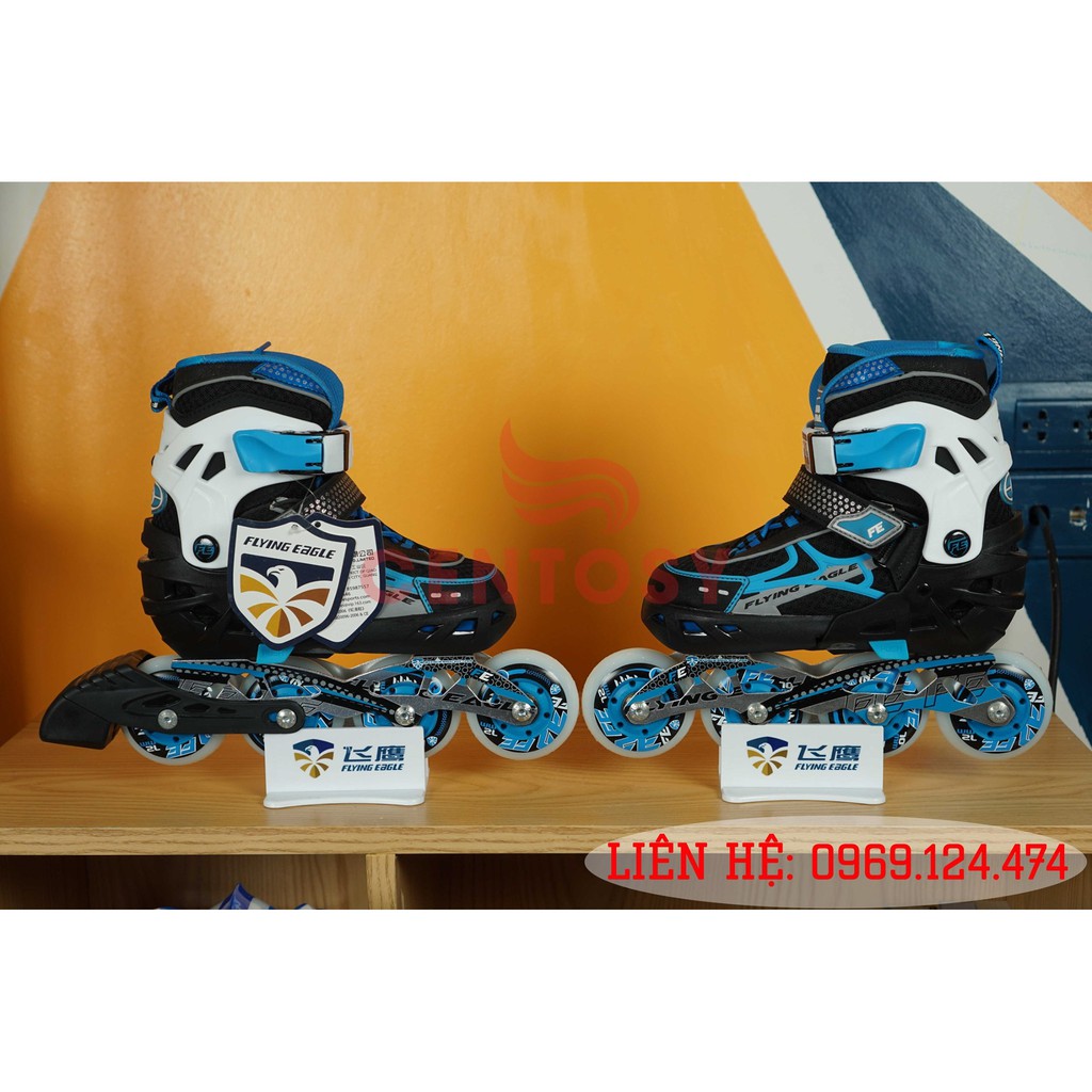 Hình ảnh thật Giày patin Flying Eagle V5 cam LH:0856743565