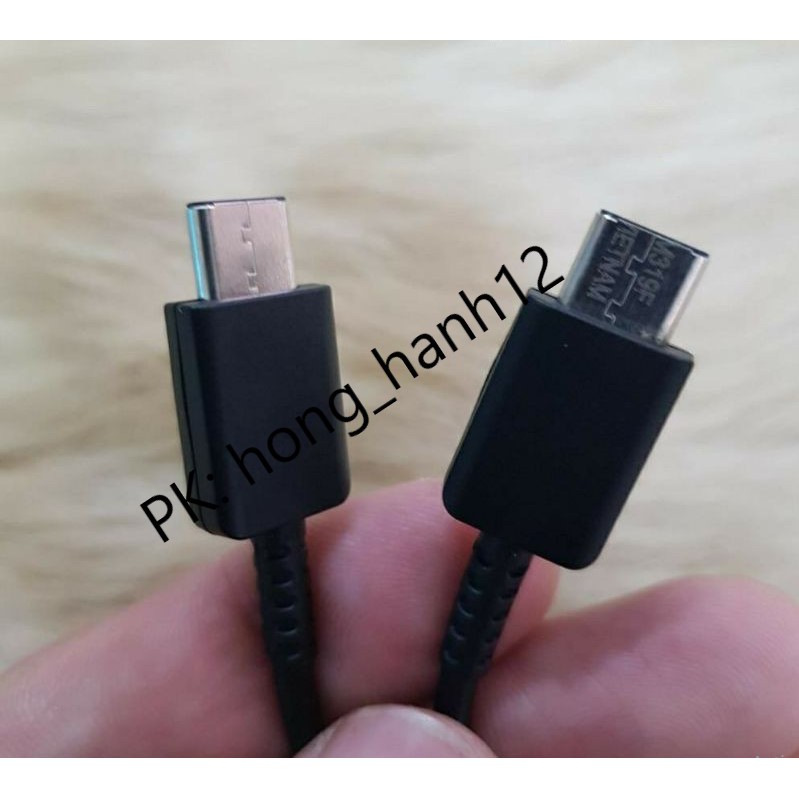 Bộ cáp sạc Samsung note 10 25W type c to type c, bộ sạc nhanh CHÍNH HÃNG - BẢO HÀNH 12 THÁNG