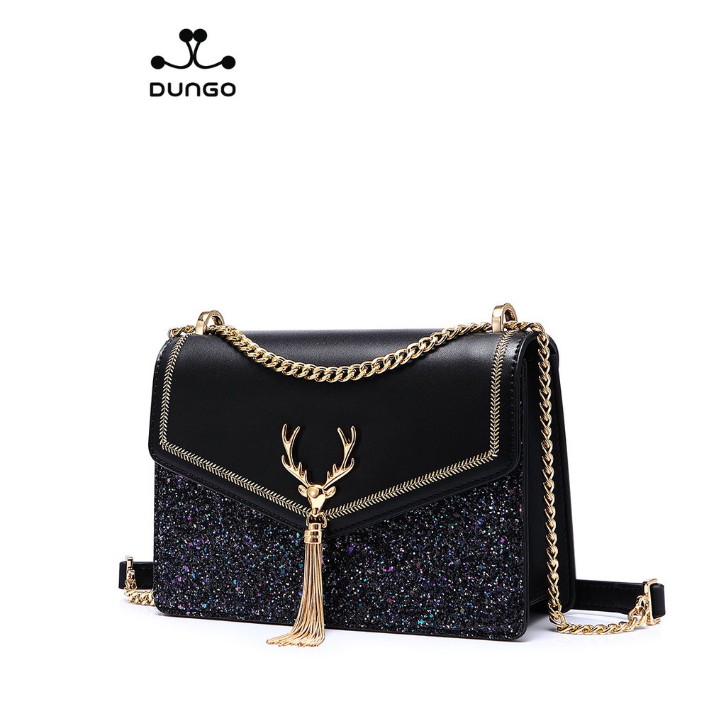 Túi Xách JUST STAR Sequin Tuần Lộc Tua Rua DU172555