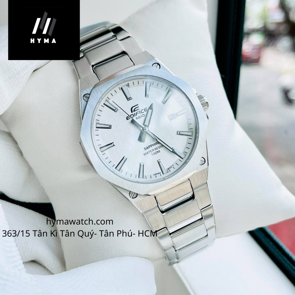 Đồng hồ nam chính hãng Casio Edifice EFR S108D-7A Kính sapphire - Size 42mm Bảo hành 1 năm Hyma watch