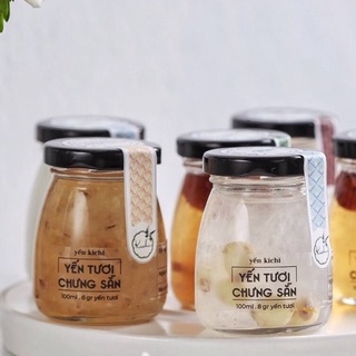 COMBO 100 HŨ THUỶ TINH 100ML NẮP THIẾC LÀM SỮA CHUA, CHƯNG YẾN, ĐỰNG DẦU DỪA
