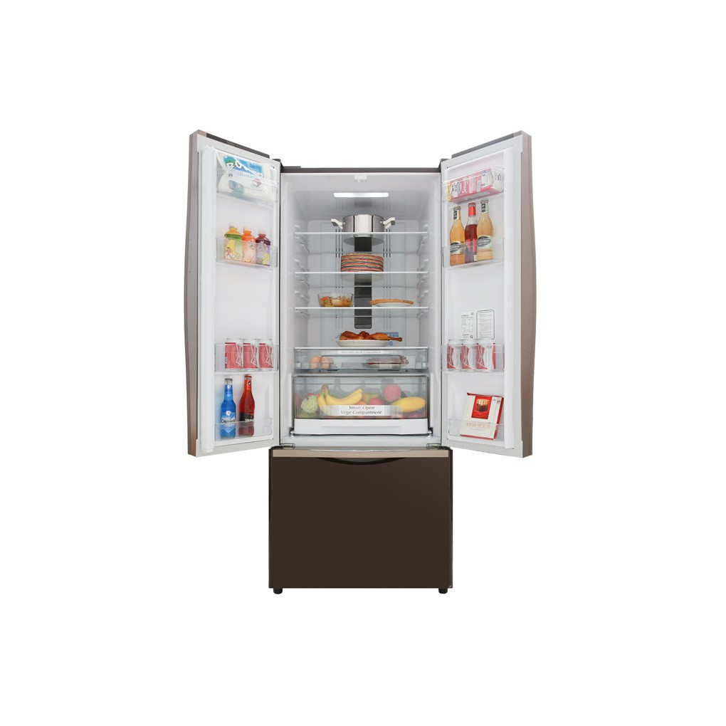 Tủ lạnh Hitachi Inverter 455 lít R-FWB545PGV2(GBW) - Cửa kính, kháng khuẩn, khử mùi, Xuất xứ Thái Lan, Giao miễn phí HCM