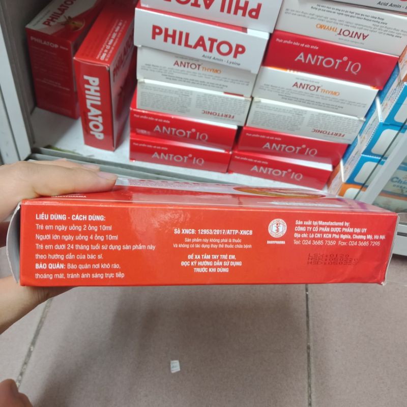 Philatop new hộp 20 ống bồi bổ cơ thể