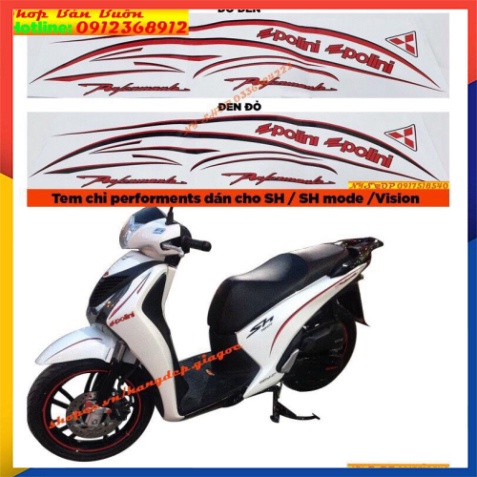 Tem chỉ PEFORMENT lắp sh, sh mode, vision