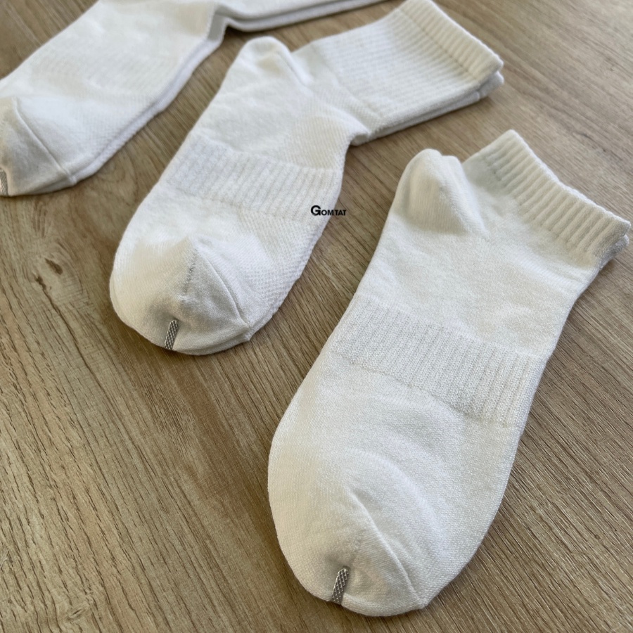 Tất trắng trơn, vớ trắng trơn cổ ngắn cổ trung cổ cao nam nữ thời trang unisex style Hàn Quốc, mềm mại thoáng mát - LISU