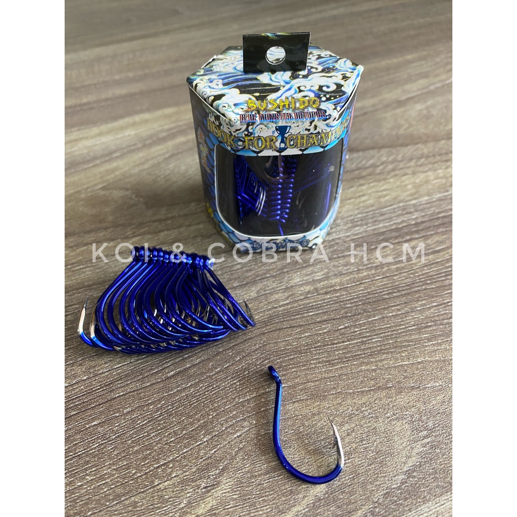 Lưỡi Bushido Blue Monster Octopus - Chuyên Tra - size 3/0