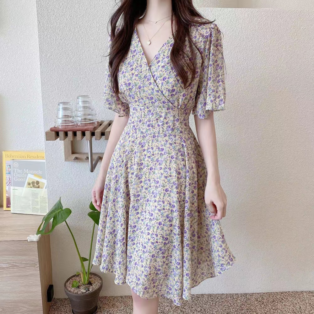 Đầm maxi bigsize váy đỏ váy tím Váy dạ hội đầm công sở váy cổ điển váy midi váy nữ xinh đầm dự tiệc sang trọng đầm cổ v váy hoa nhí vintage đầm thiết kế váy hàn quốc