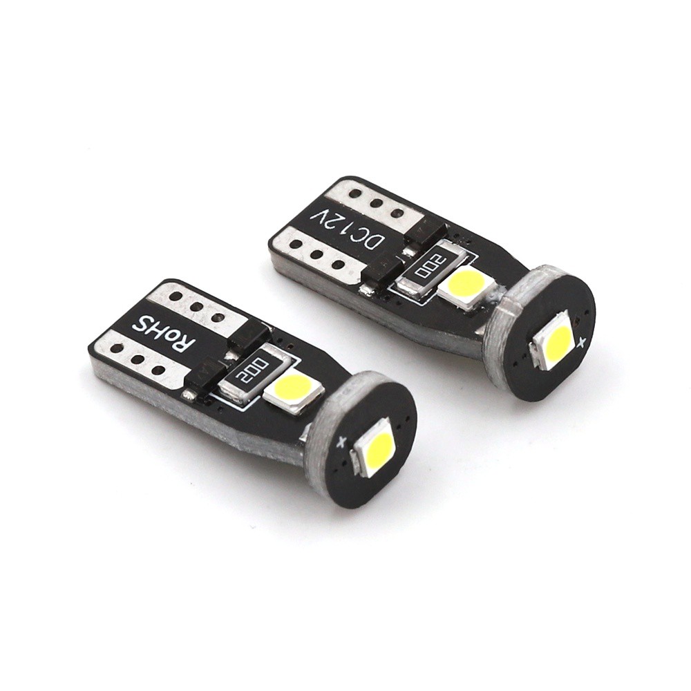 Set 2 Bóng Đèn LED T10 W5W 194 168 Canbus 6000K 3030 Chuyên Dụng Cho Xe Hơi