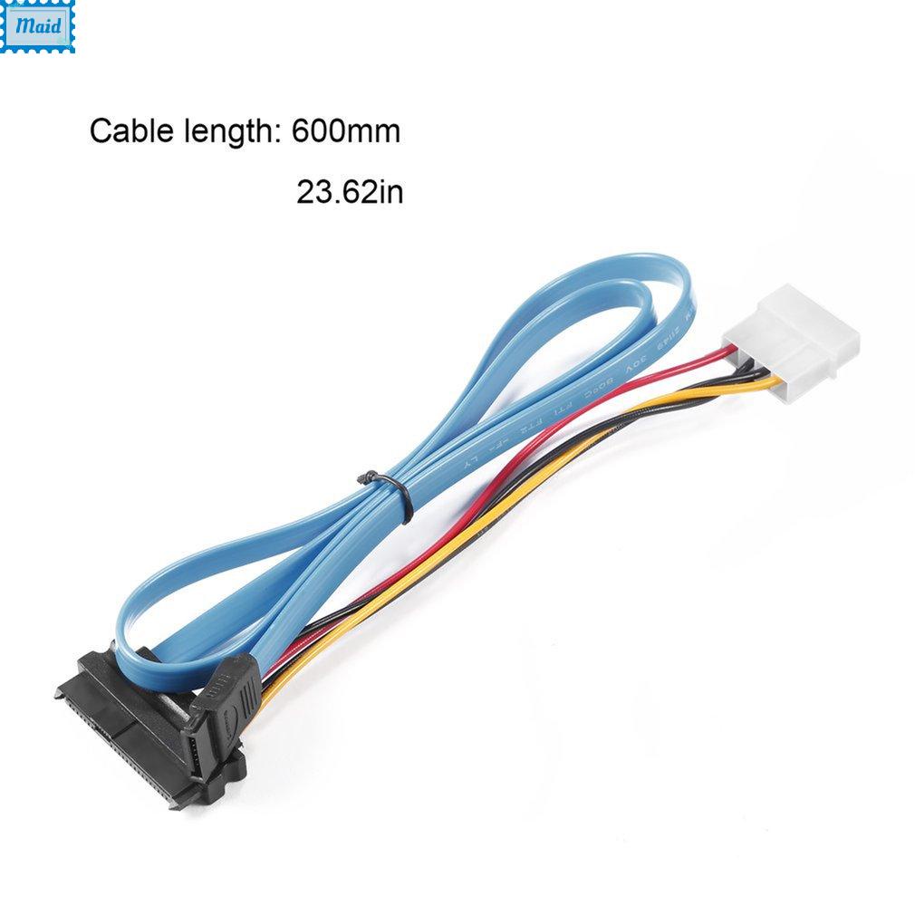 Cáp Chuyển Đổi SATA 6 Pin Sang ATA SAS 29 Pin & 4 Pin