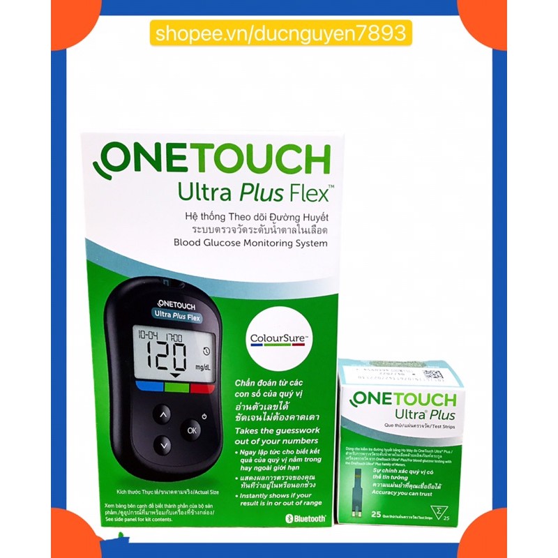 MÁY ĐO ĐƯỜNG HUYẾT ONETOUCH ULTRA PLUS FLEX