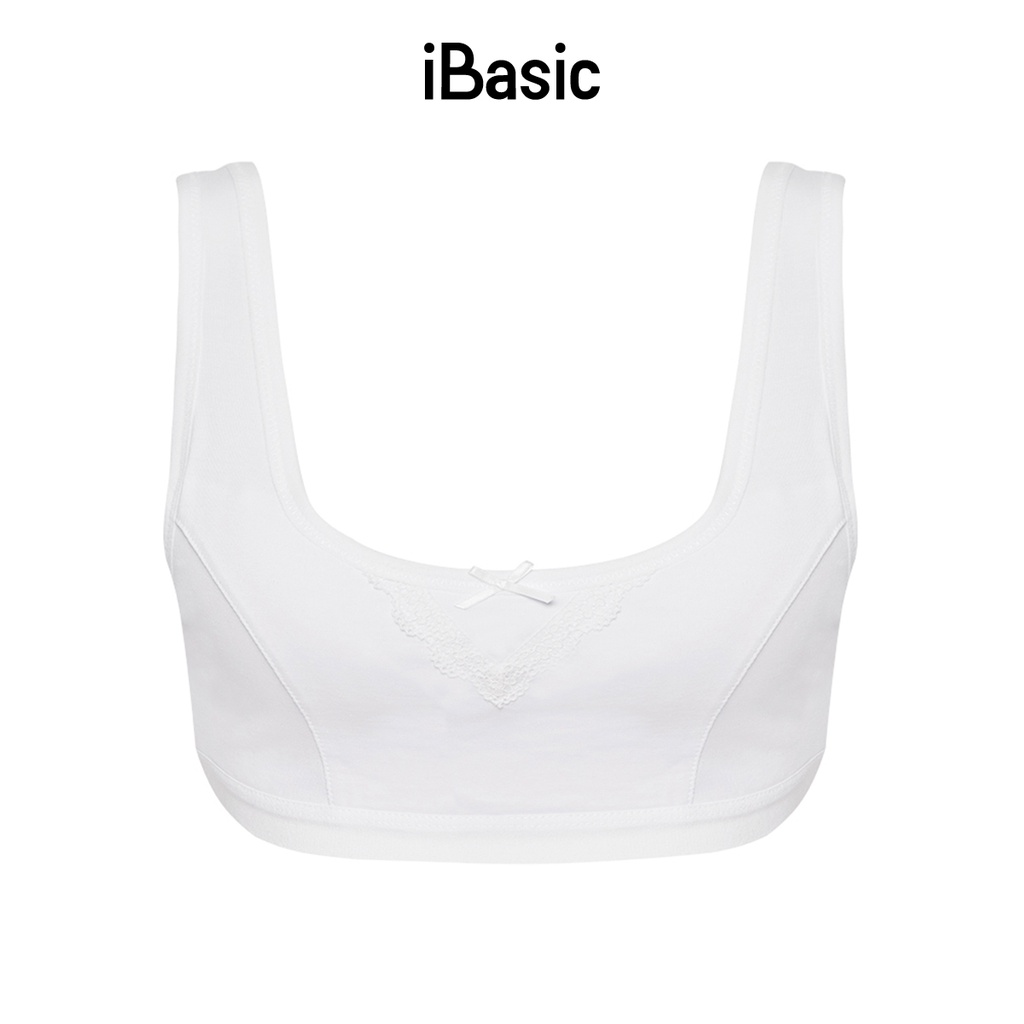 Áo ngực học sinh cotton tròng cổ iBasic BRAT003