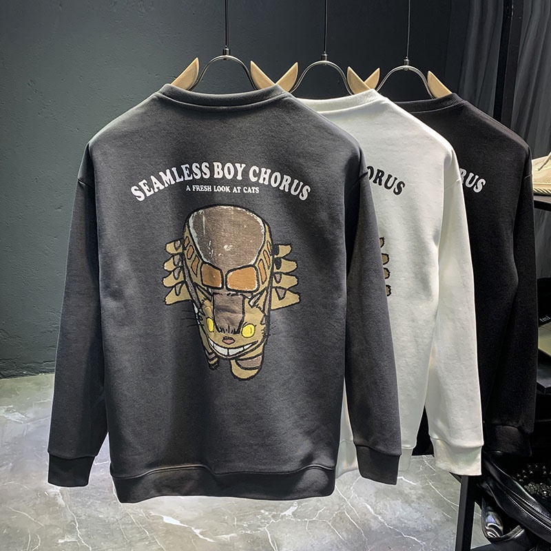 Áo nỉ thu đông dài tay nam nữ in hình 3D,áo dài tay nam nữ cao cấp SW635