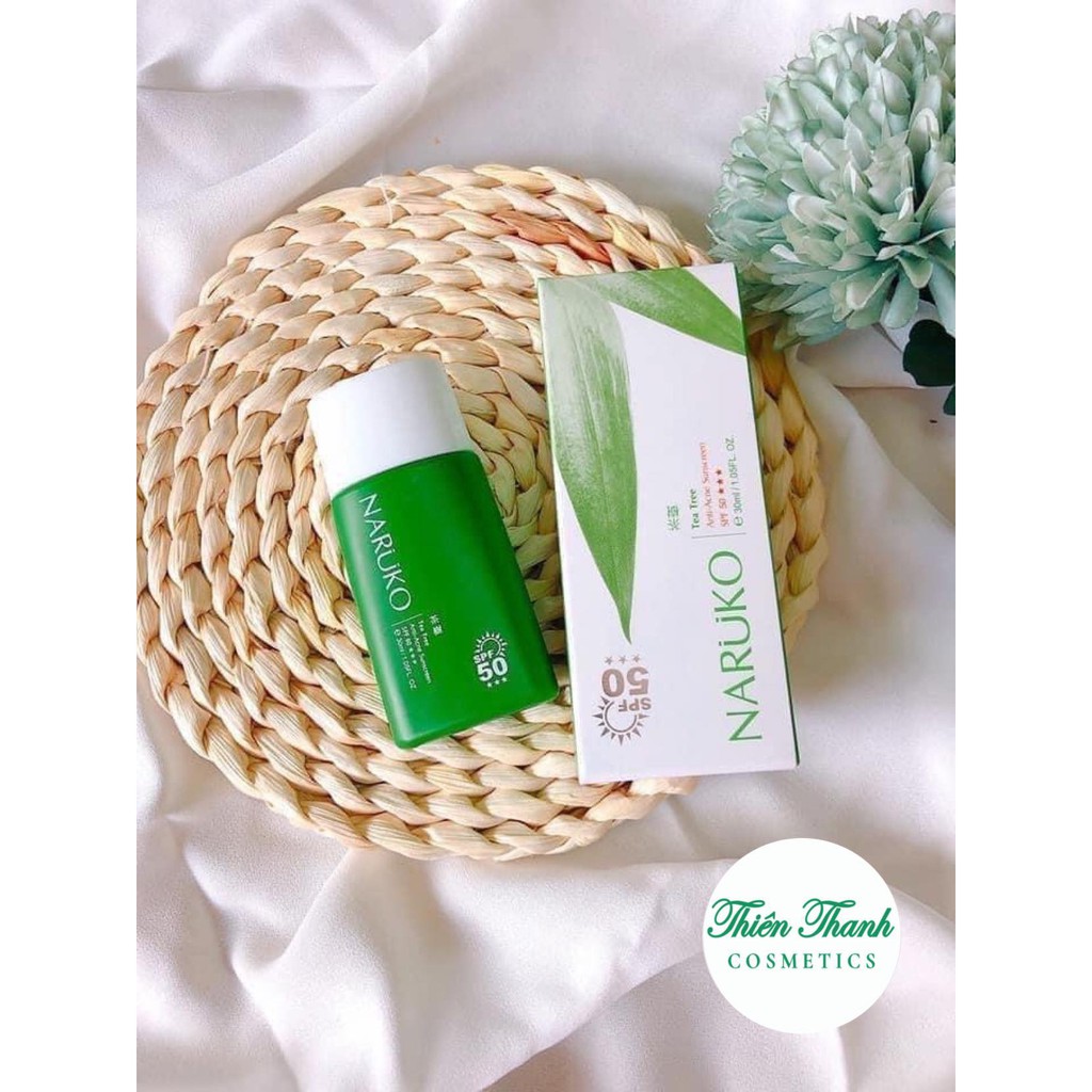 Kem Chống Nắng,Kem Chống Nắng Dành Cho Da Mụn Naruko Tea Tree Anti-Acne Sunscreen SPF50 30 ml | BigBuy360 - bigbuy360.vn