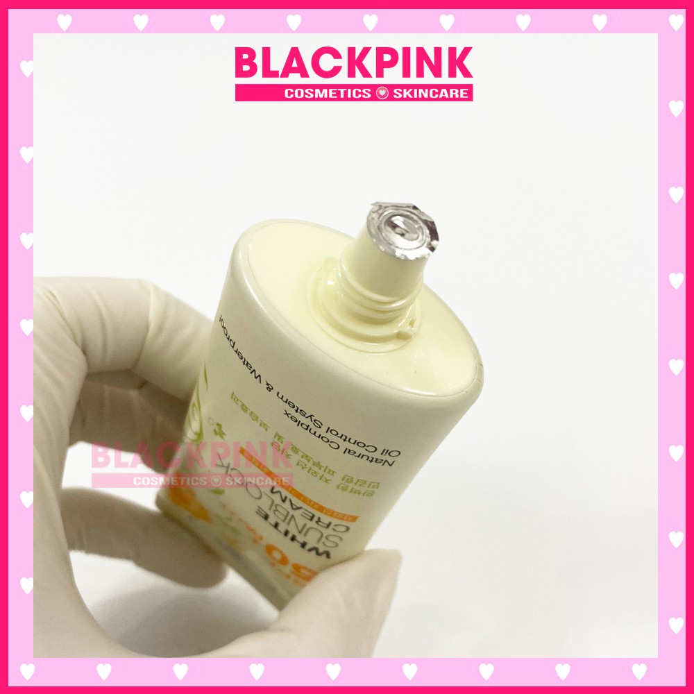 Kem chống nắng hoa cúc Dabo Whitening Sunblock Cream Hàn Quốc thẩm thấu nhanh, không bết dính, chống lão hóa 70ml | BigBuy360 - bigbuy360.vn