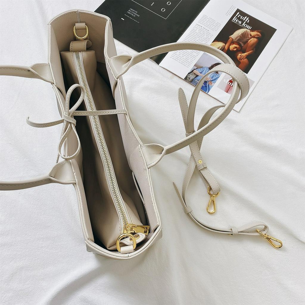 Túi xách tay da đan thanh lịch - CABBAGE