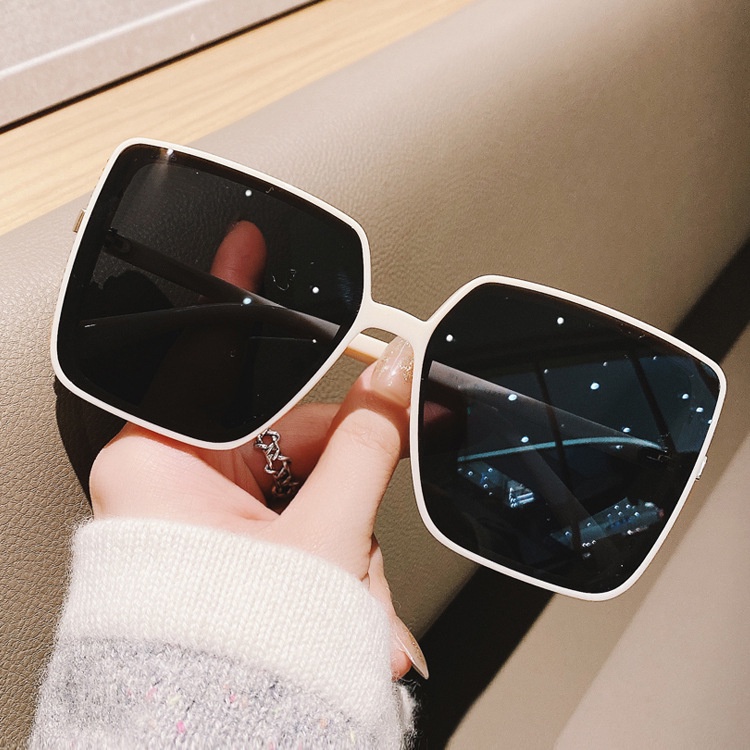 Kính mát vuông oversize chống tia UV400 thời trang cho nữ