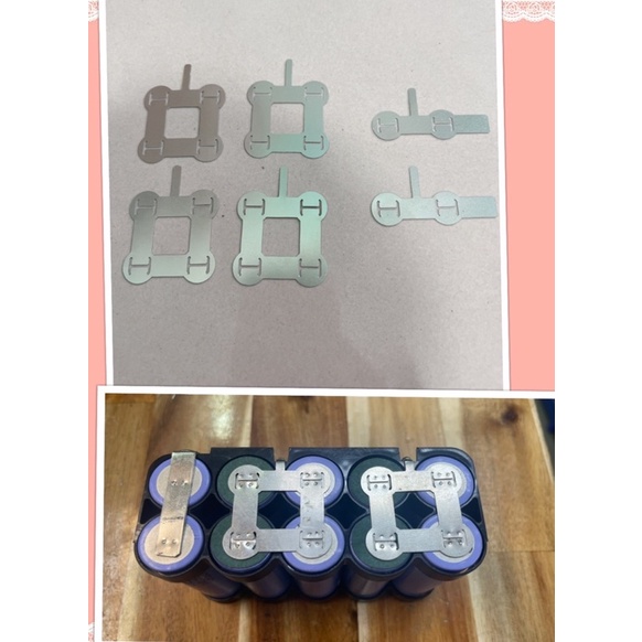 Bộ kẽm 6 miếng 5s2p pin 21700.dày 0.2