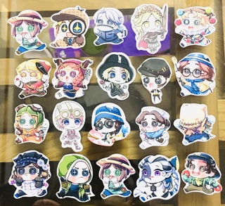 6 stiker Game ldentity V /ticker ldentity V có ép lụa bóc dán