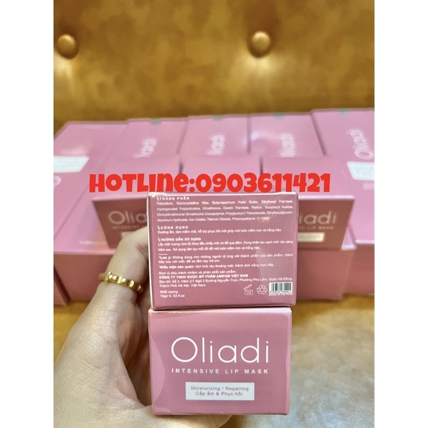 combo kem ủ môi +tắm trắng OLIADI [Hàng chính hãng] 15g.