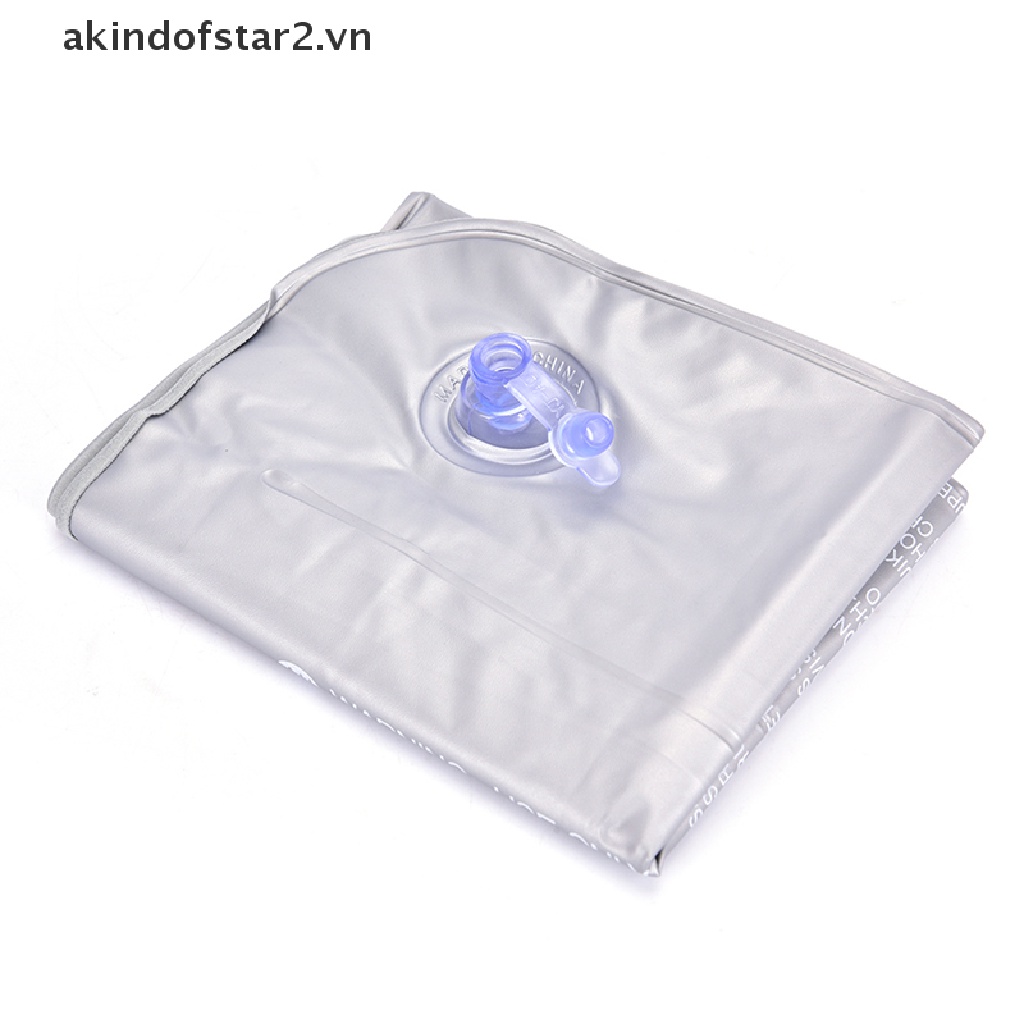 Gối bơm hơi mềm mại kích thước 47*30cm có thể gấp gọn mang theo du lịch sử dụng tiện lợi