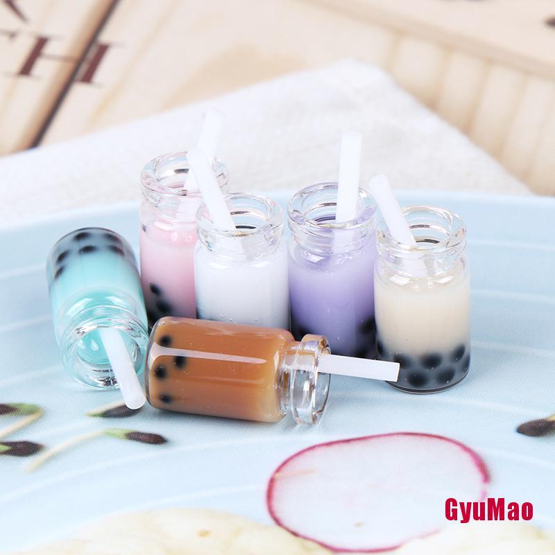 Bộ 3 Ly Trà Sữa mini Tỉ Lệ 1:12 Trang Trí Nhà Búp Bê Xinh Xắn