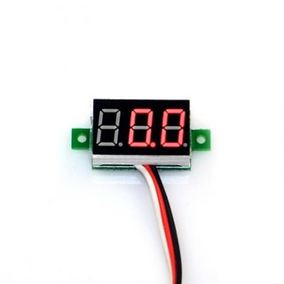 Đồng hồ đo v20 3 dòng 0-99V 0.36-inch led xanh dương