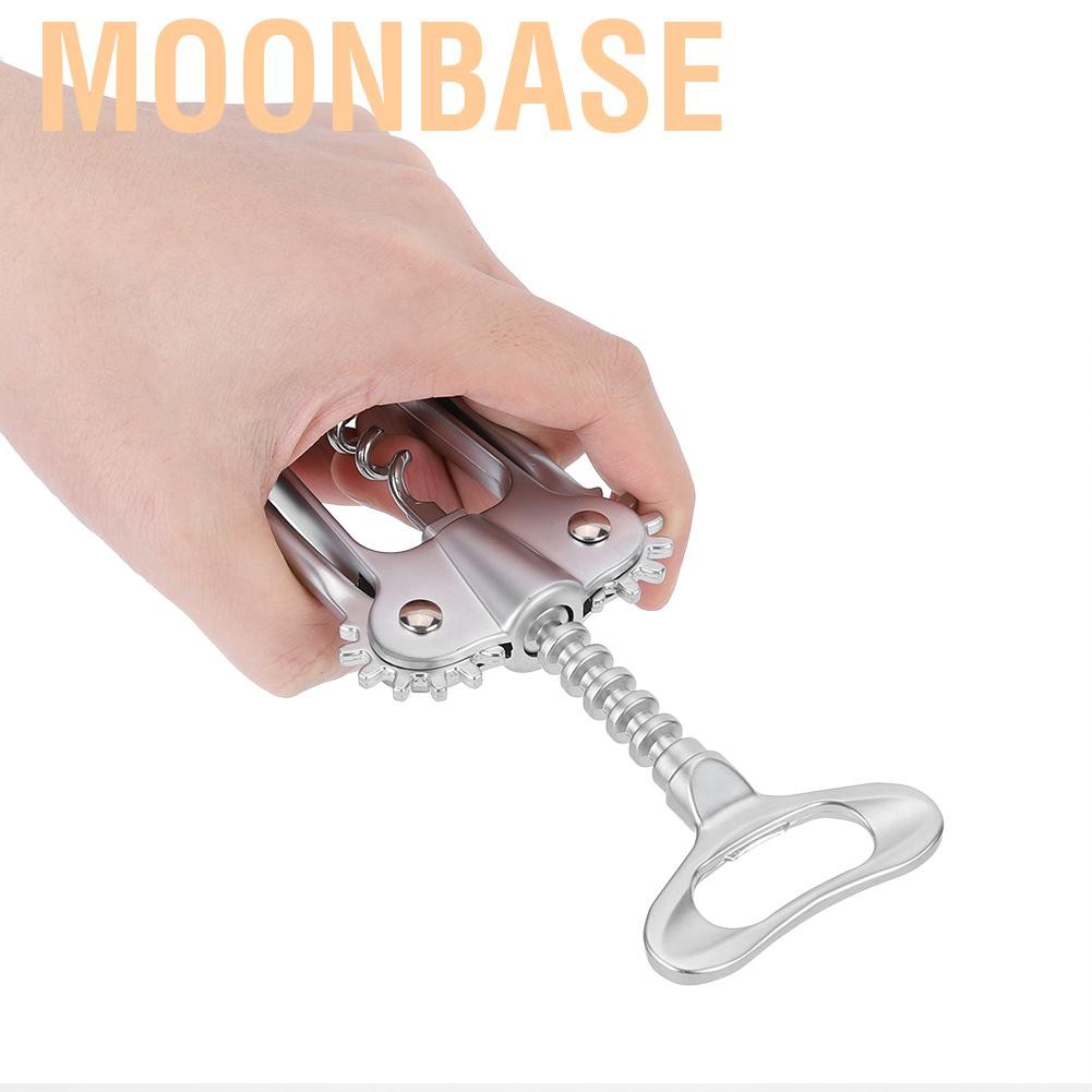 Moonbase Multifunction Zinc Alloy Red Wine Beer Bottle Opener Corkscrew Cork Puller Remover Home Bar Tool